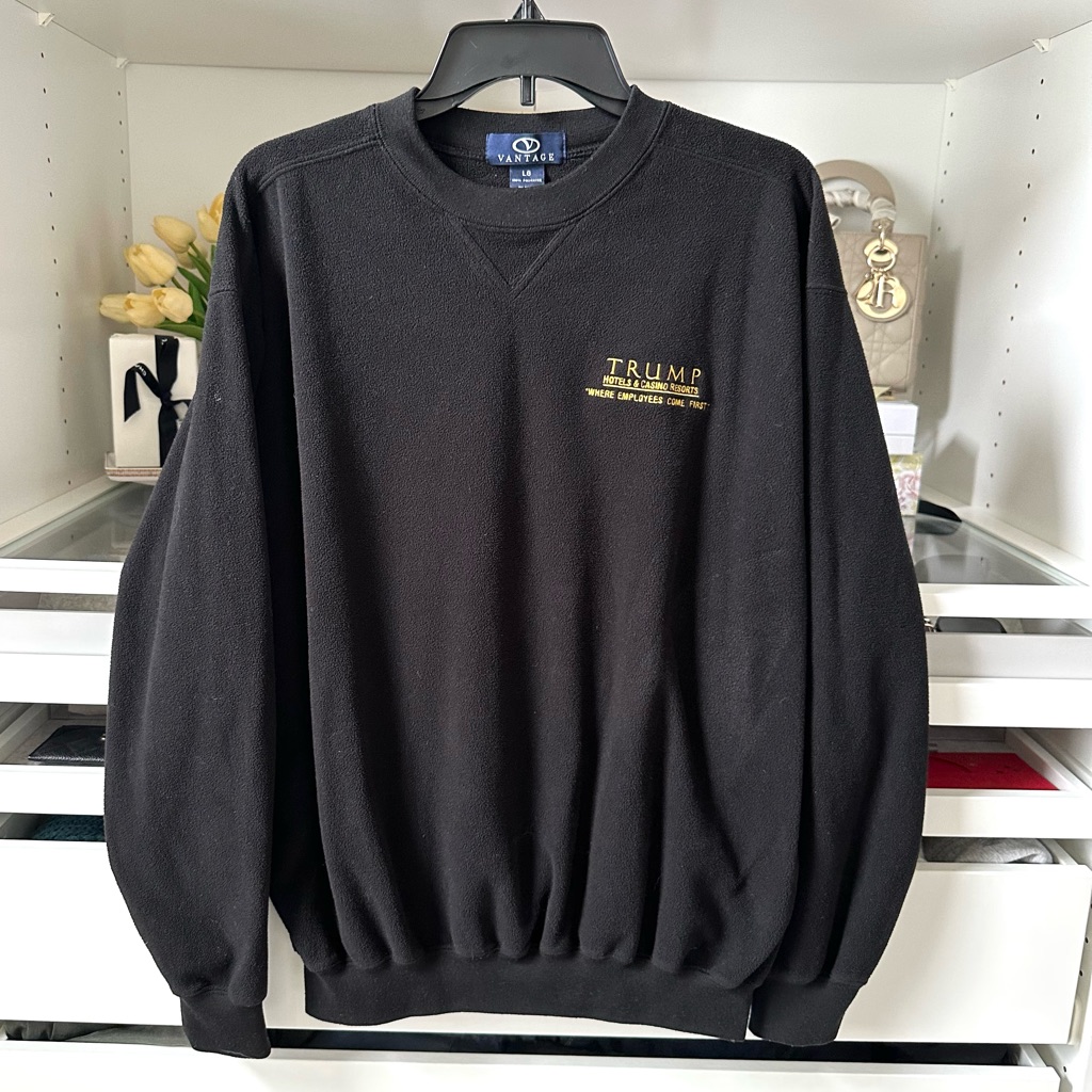 Trump Vintage Crew Neck Fleece Sweater - Employee Fleece Sweater